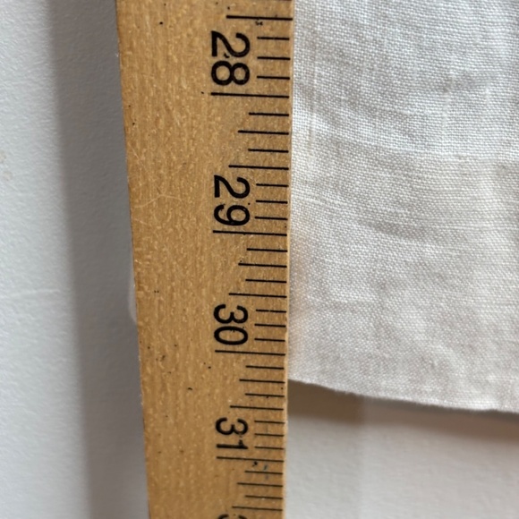 Everlane The Linen Way High Drape Pant in Natural Chambray 10 Wide Leg Beach - Picture 12 of 16